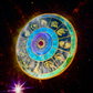 Starry Night Sky Resin Constellation Round Tray | Celestial Decor