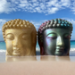 Buddha Head Candle Holder and Planter - Enhance Your Space with Tranquility and Serene Spirituality