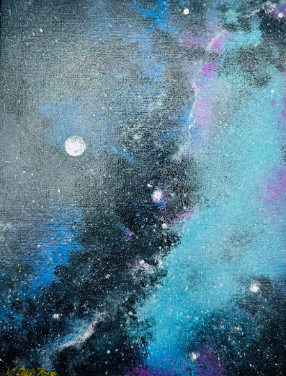 Space Art - Original Acryic Painting