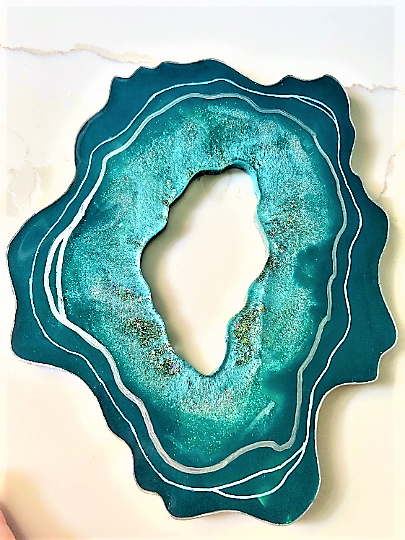 Agate Slice Tray, Geode Tray